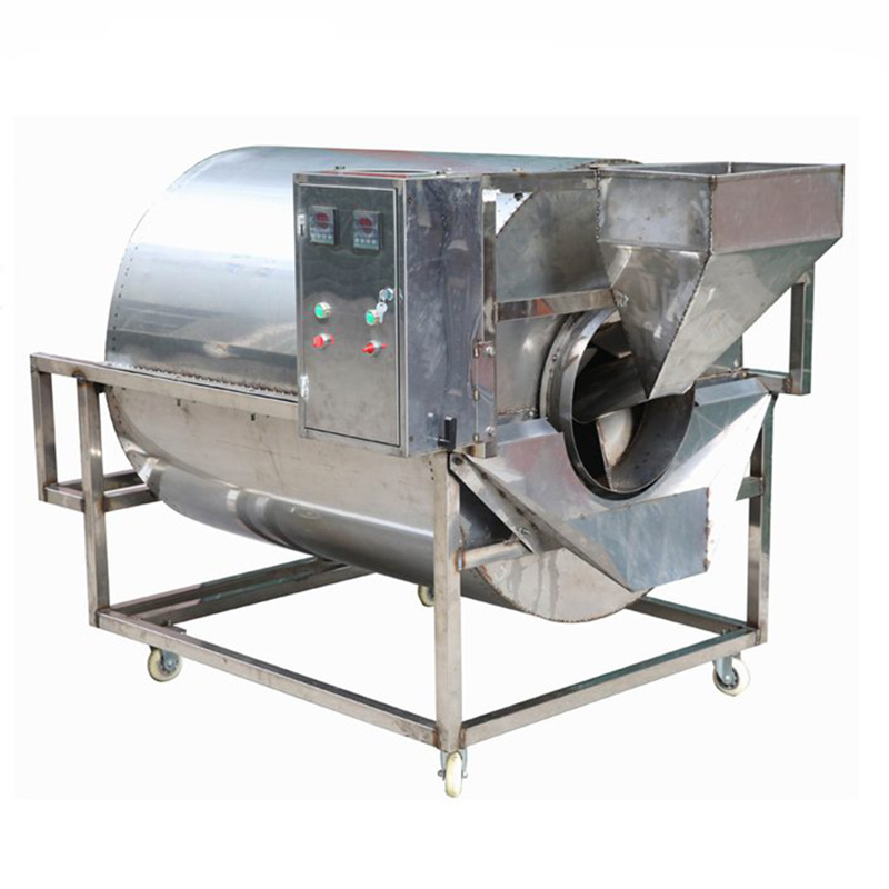 Half shaft electric roaster machine